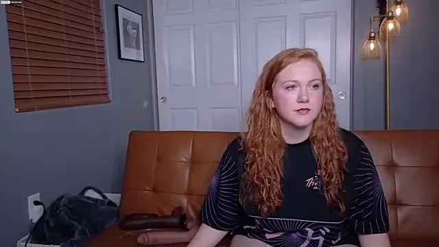 StripChat Scarlettredff is Freechat Scarlettredff — ride dildo on floor