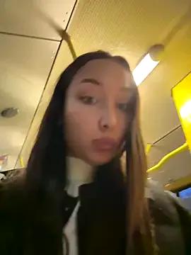 StripChat VelvetVixenI is Freechat VelvetVixenI —  spy boobs under top on crowded bus